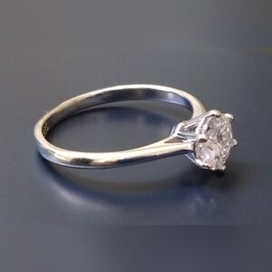 Affordable Real Women's 1ct Moissanite .925 Wedding Rings For Sale Only 2 Left